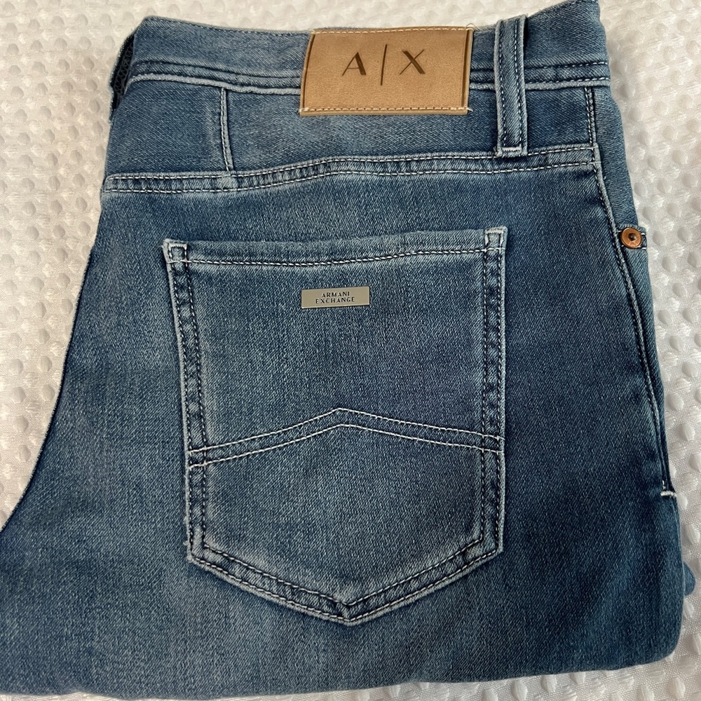 A/X Armani Exchange Blue Skinny Jeans